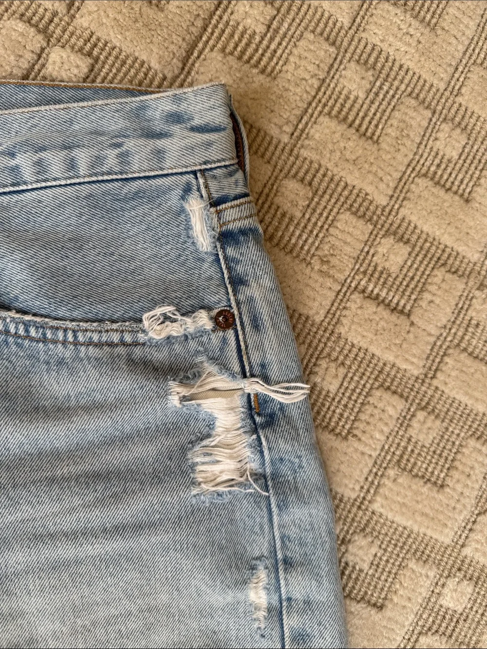 Agolde Parker Long Shorts